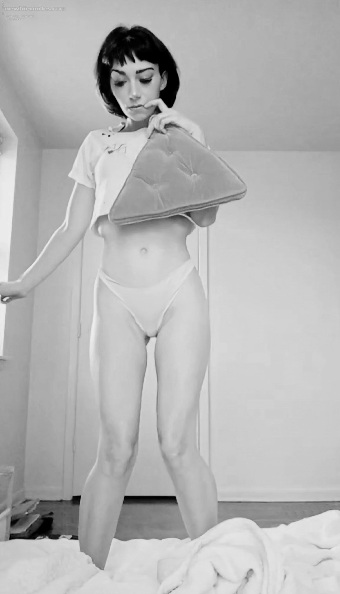 Taking my clothing off after going on a Hot drive.