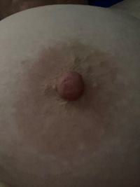 Left nipple close-up.
