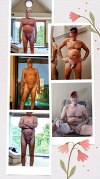 Collage of My Nakedness.
