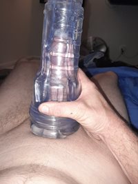 First finish inside the fleshlight. It was a eye rolling, left me useless o...