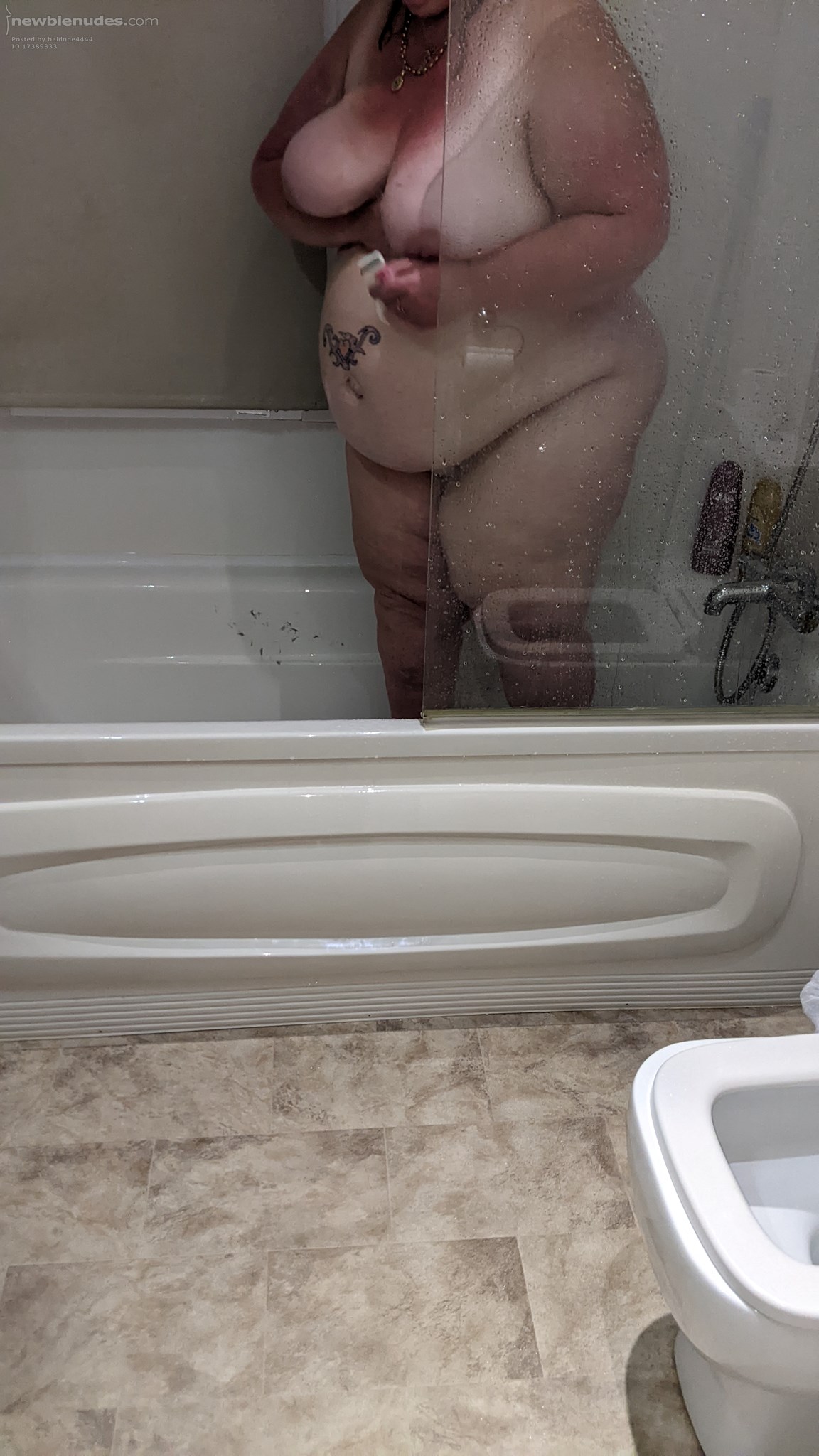 Wife in shower