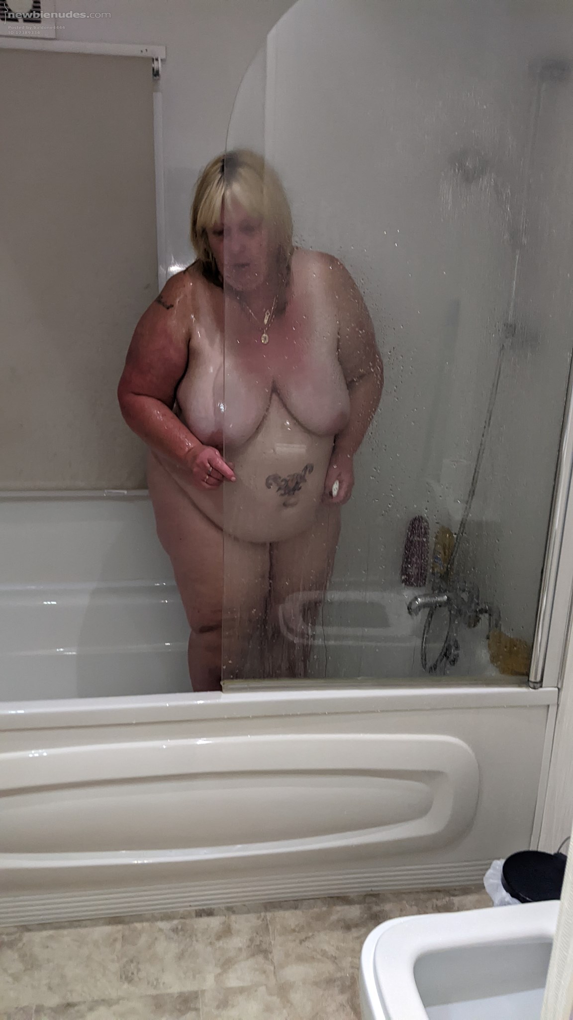 Wife in shower