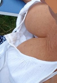 enticing wife to reveal outdoors
