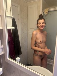 Shower Time all smiles