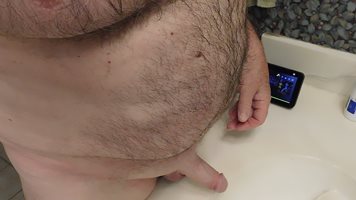 Just after a Shave - gotta relieve myself