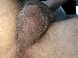 The base of my big hairy 80 year old balls. Tickle me there and I will do a...