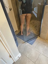 Candid - shower time