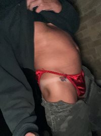 My cock in satin panties to Bookmark! Cum take my pics....