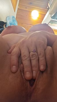 Pinch my nipples and play with my clit.