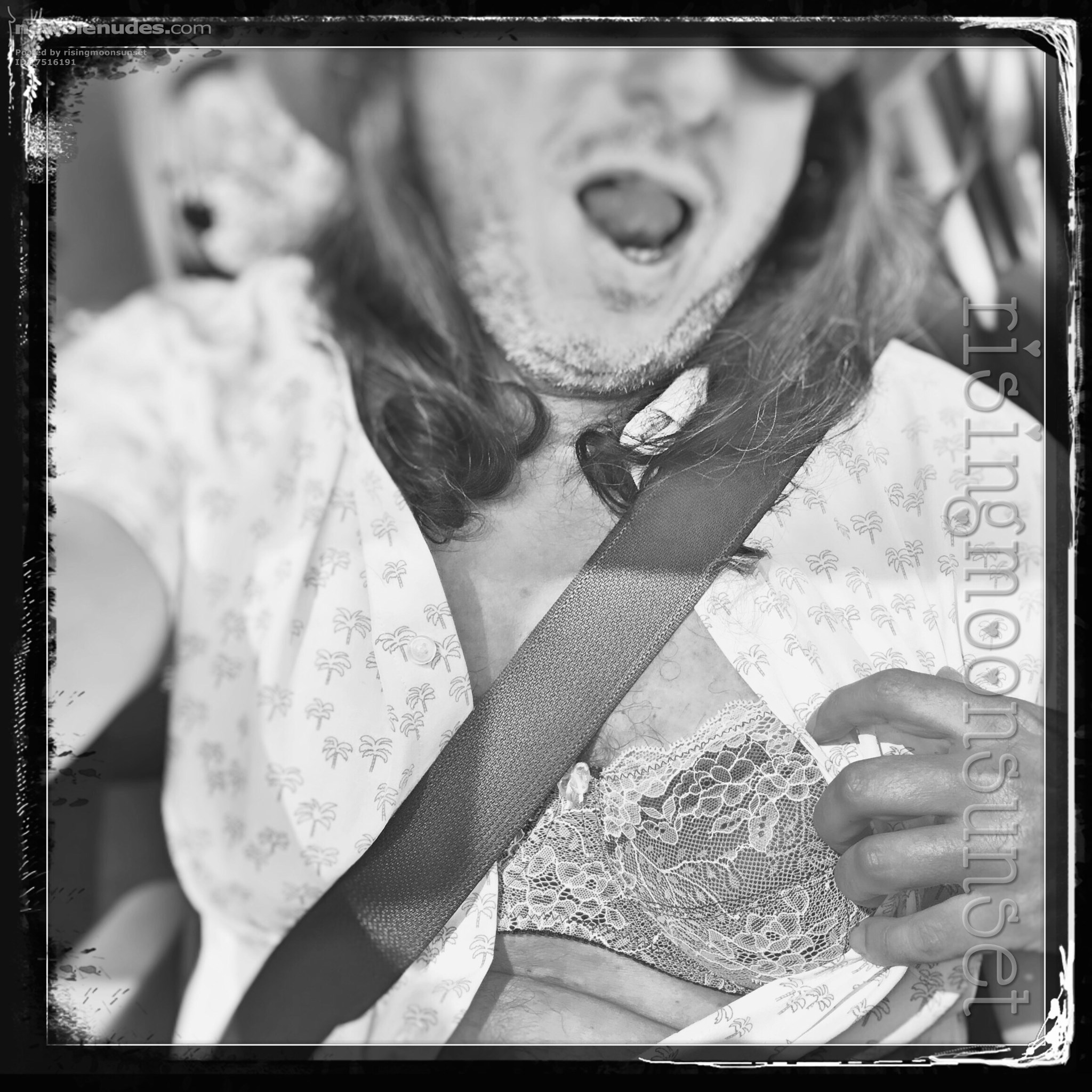 Taking my C cup silicone breasts wrapped in a lacy Wonderbra on a Saturday ...