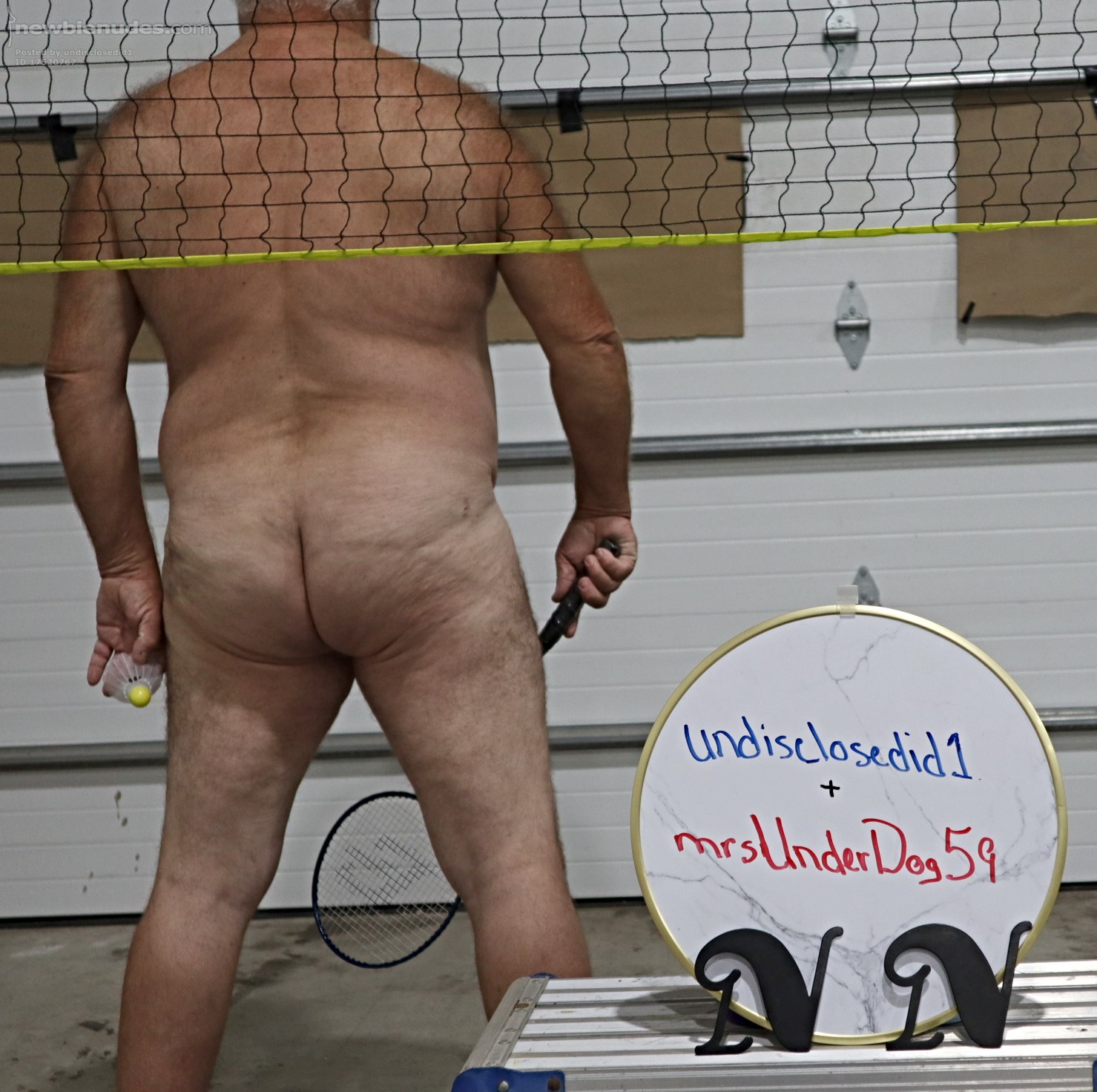 Badminton A Bird in hand... was worth a pic of my Tush...  😎 Paris 2024