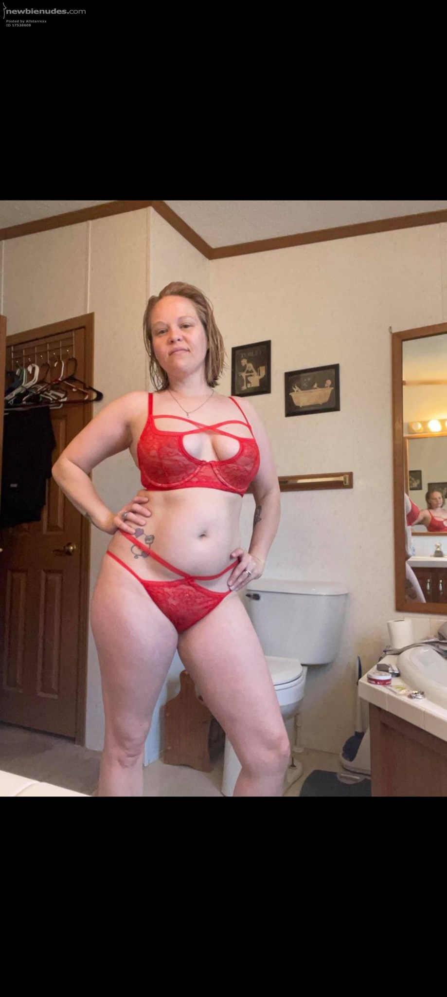 Let's see if he likes this outfit...