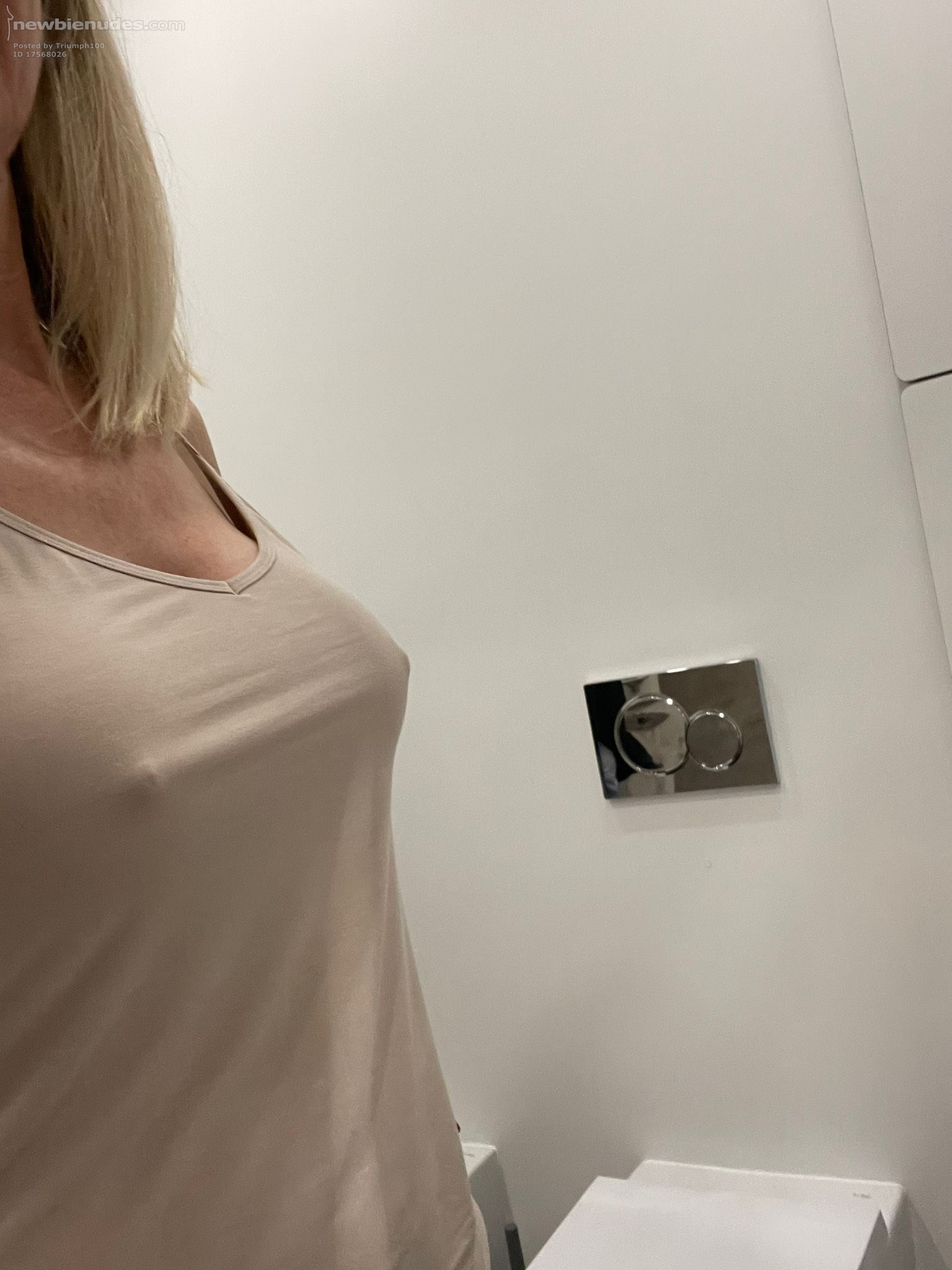 A selfie of my nipples trying to break free!