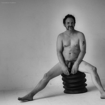 Black and white naked me