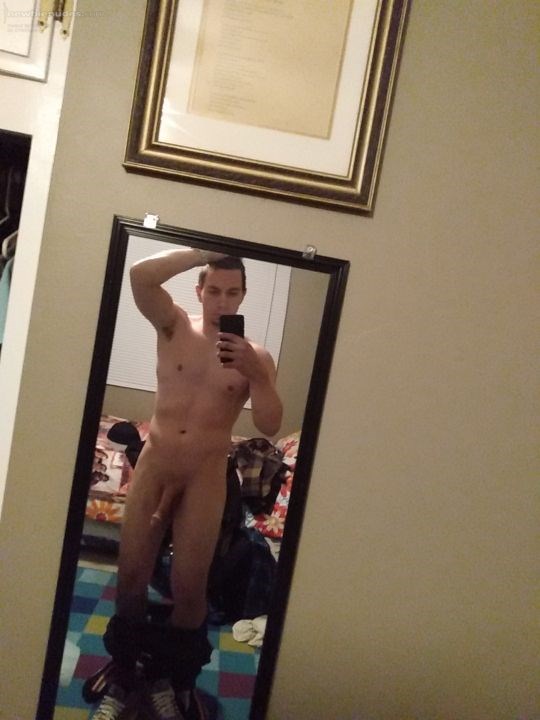 Me stroking my big cock