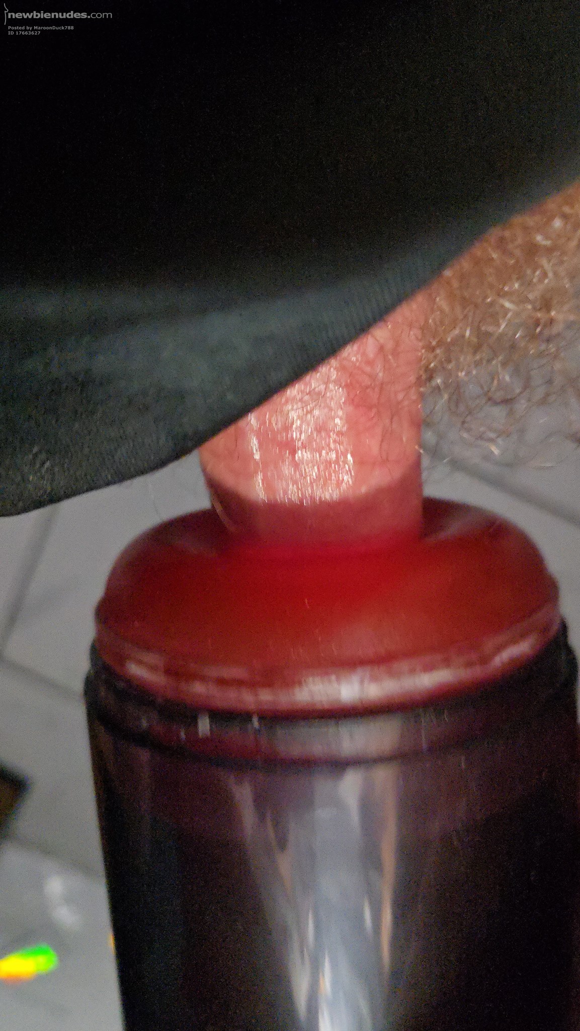 Any stuffing my big dick into my sucking machine..... I could really use a woman right now lol if You're interested to reach out