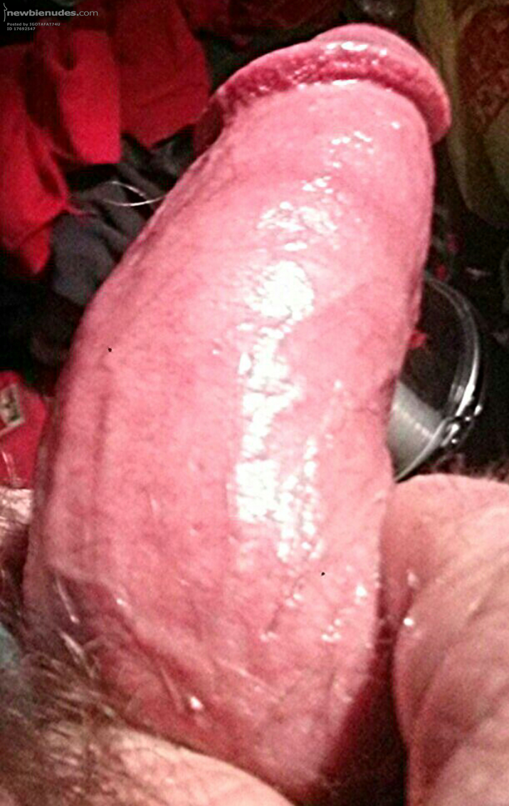 My FAT 7 INCHES after just getting drained by a fuck buddy of mine.