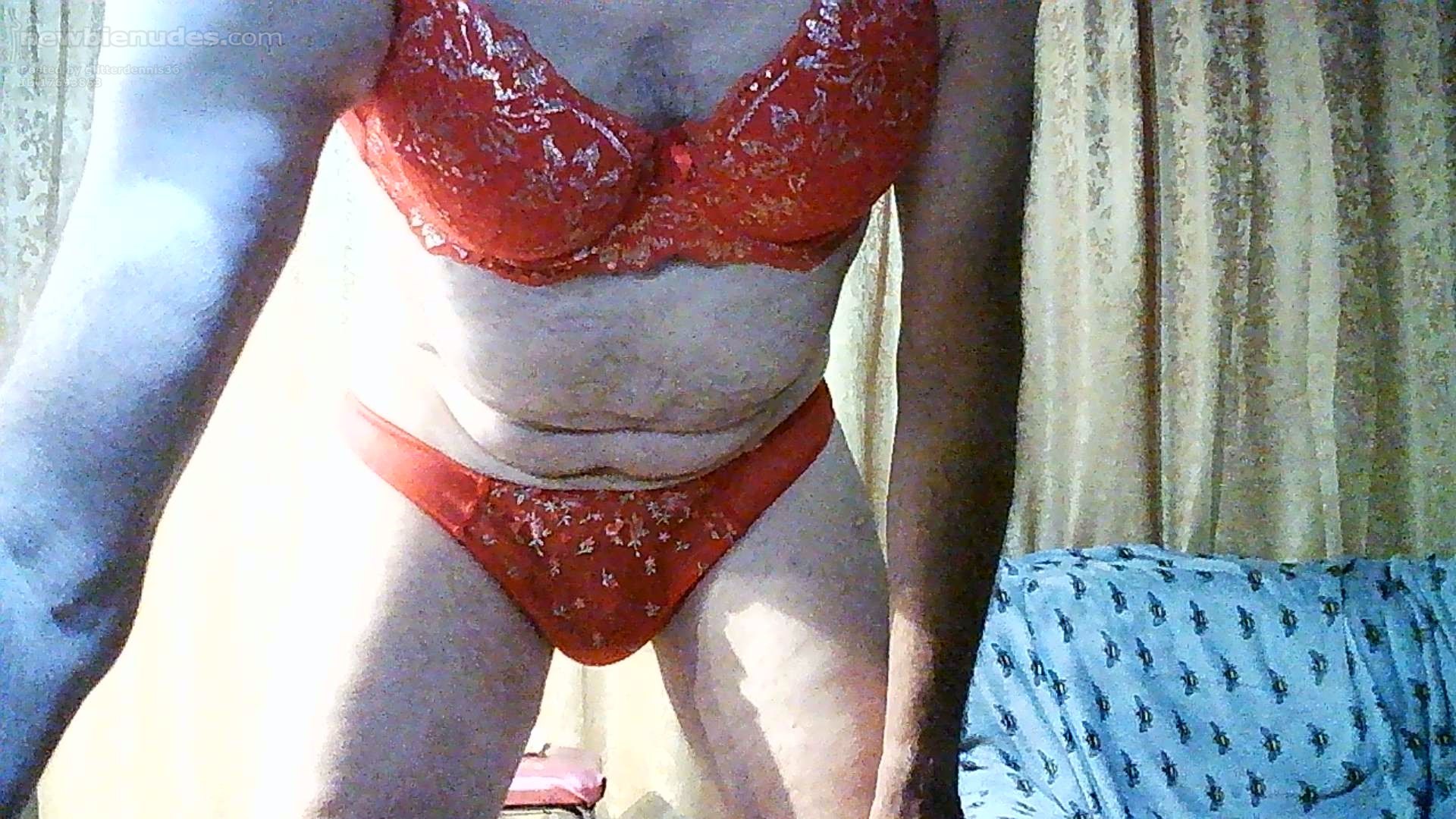 my red bra and panties