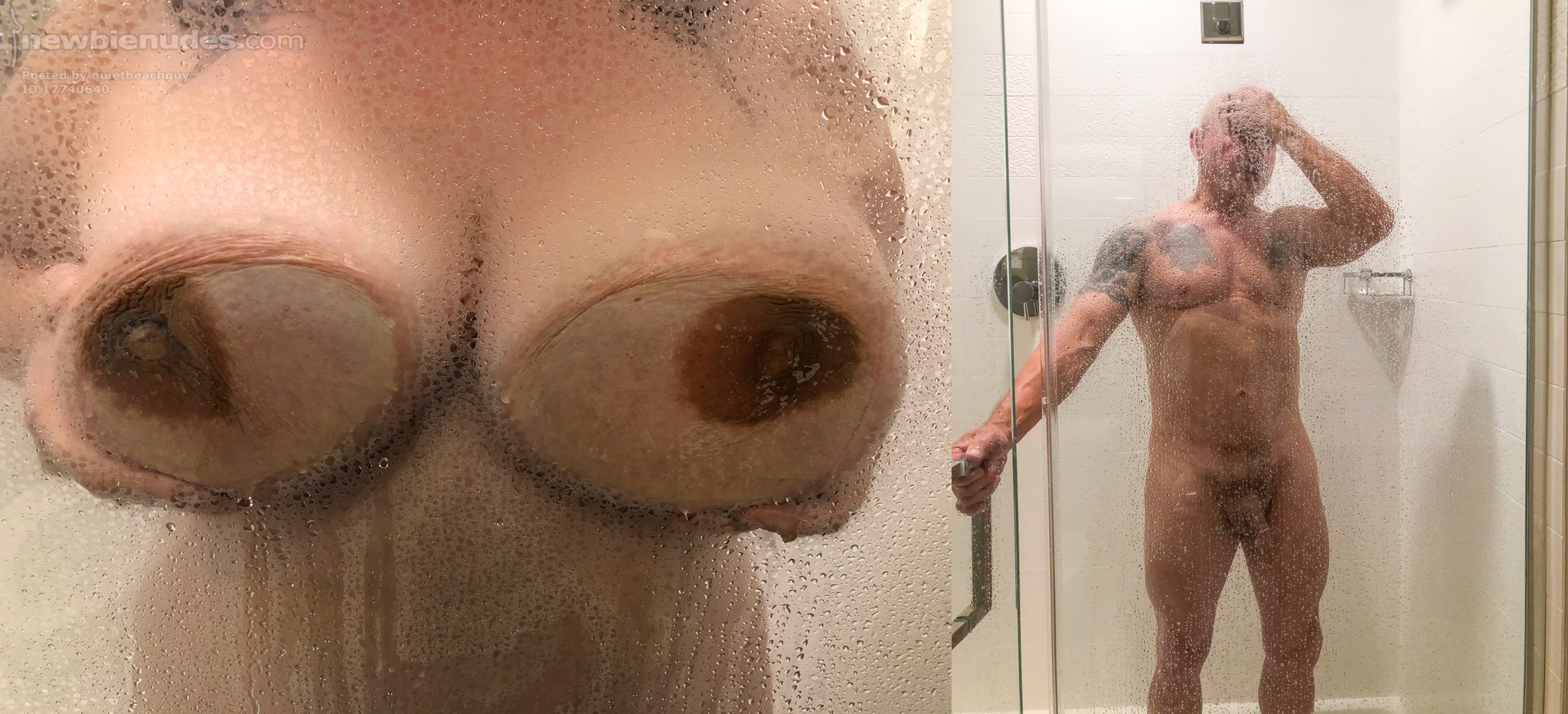 Shower pics.