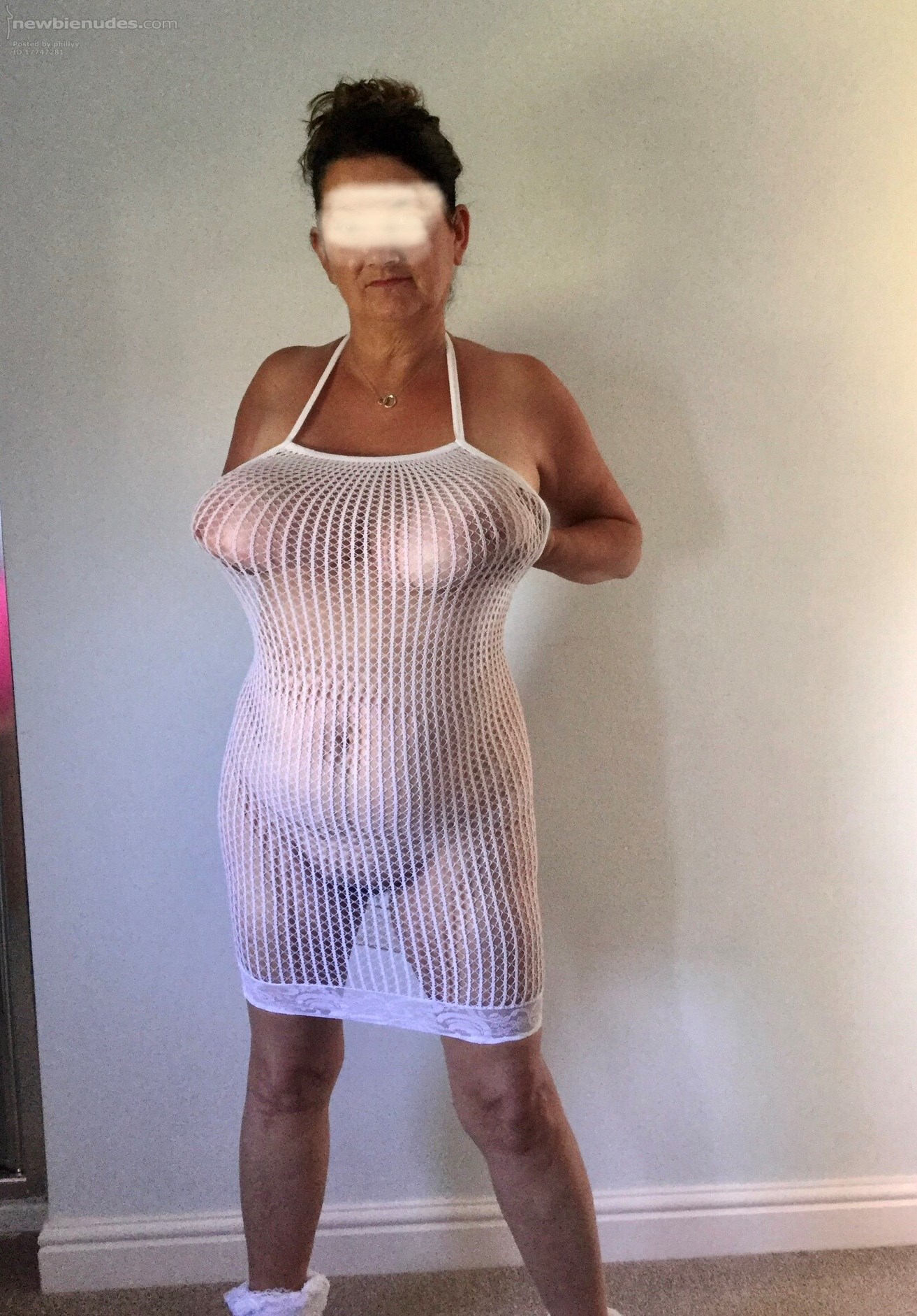 Oops! my stockings have fallen down…..anyone like to pull them up for me? 