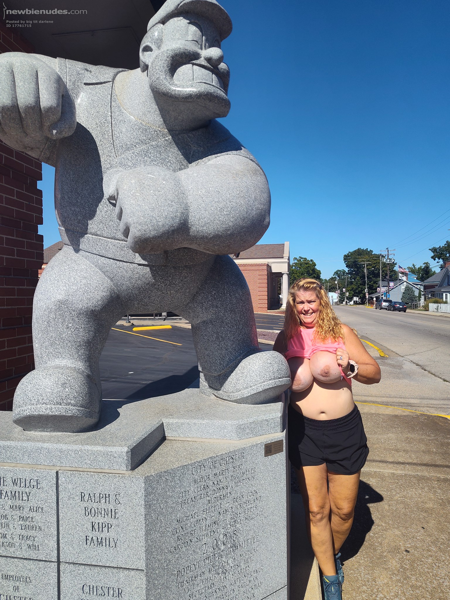 Look how hard he got.