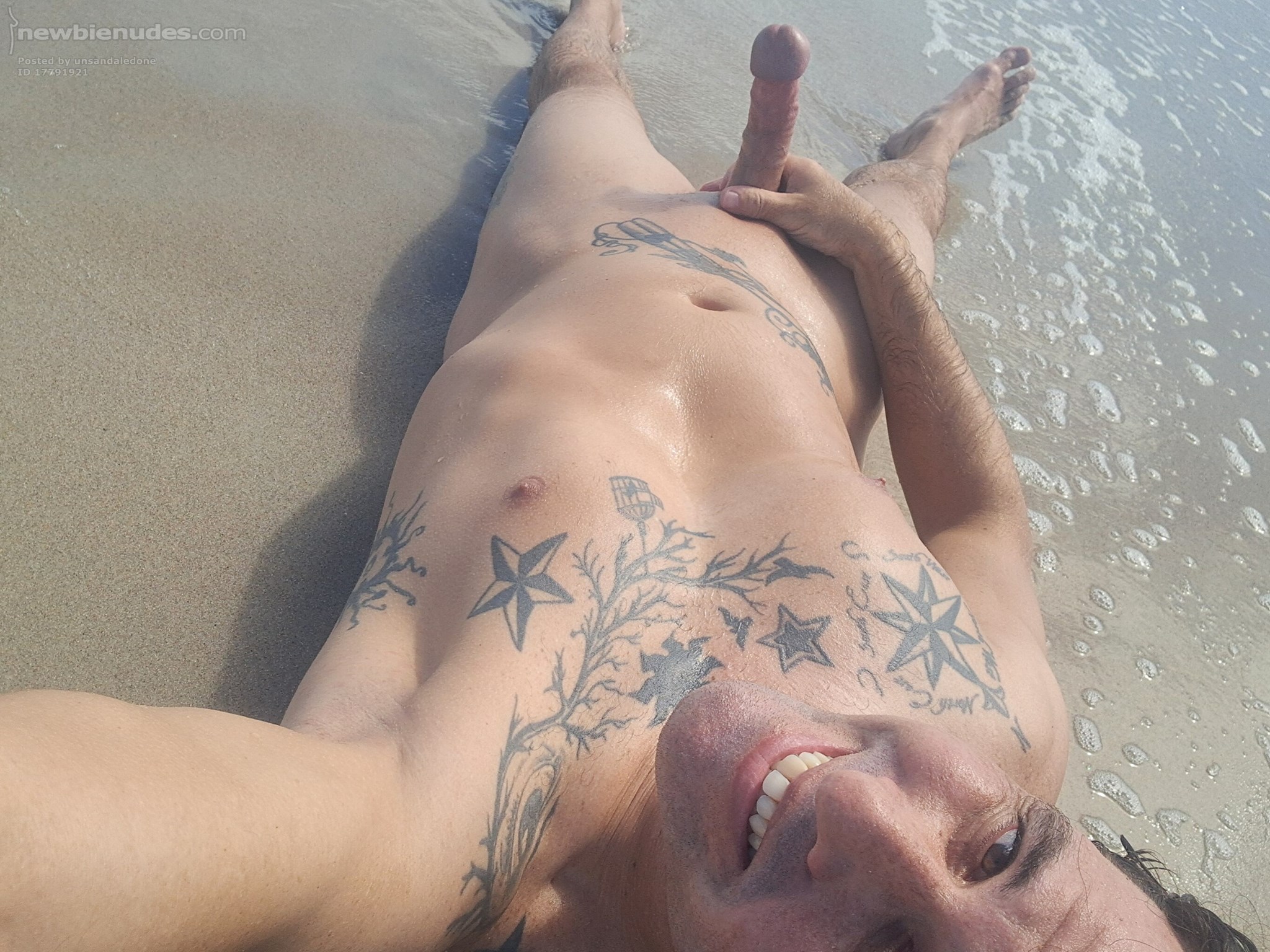 Relaxing at the beach 