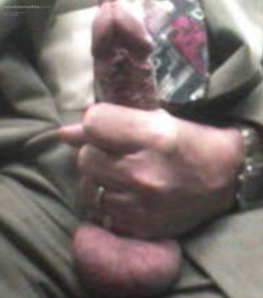 Co worker in next cubicle. She heard me unzip !!