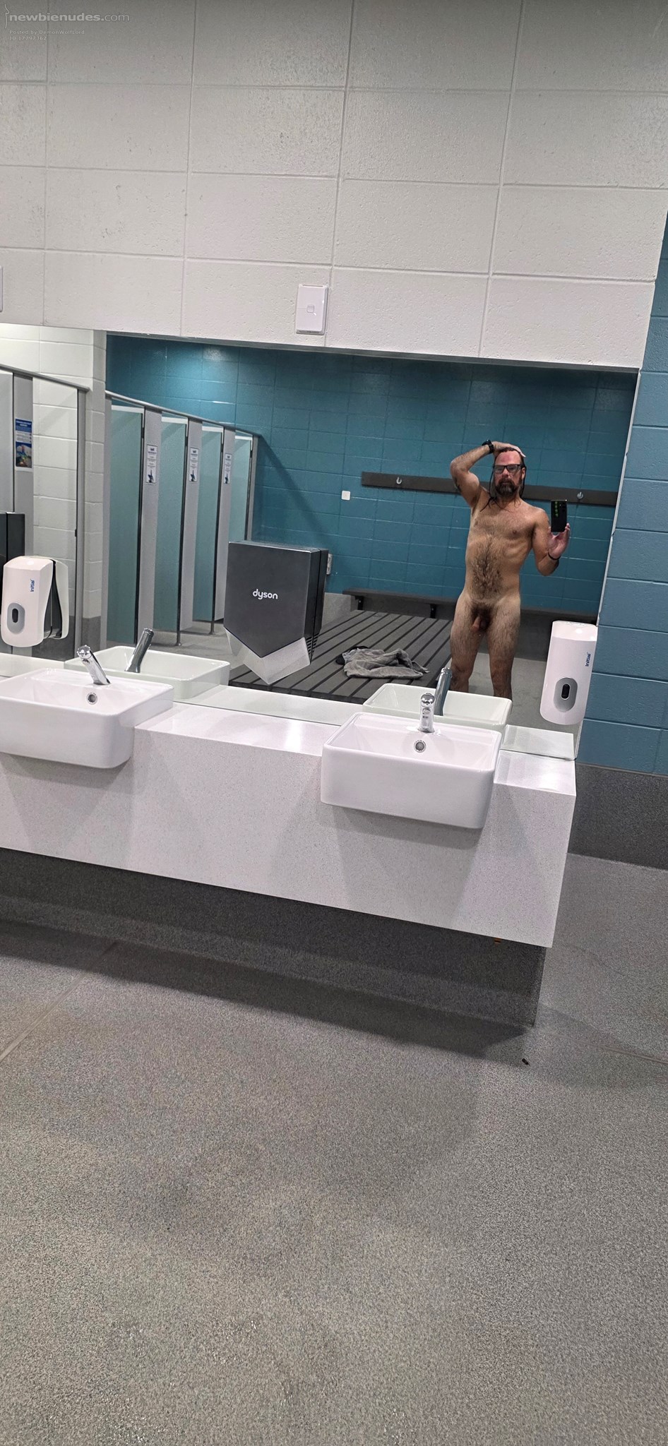 After some aqua walking in local pool