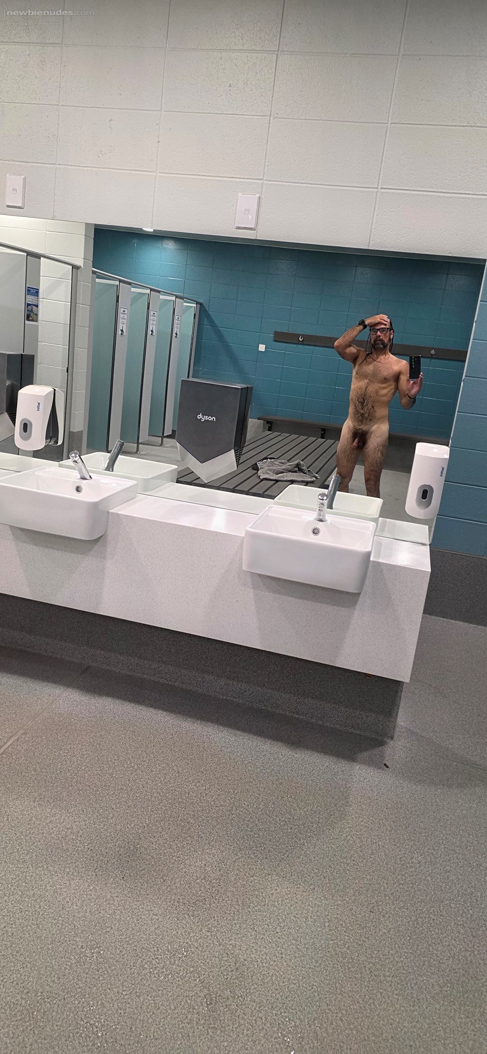 After some aqua walking in local pool