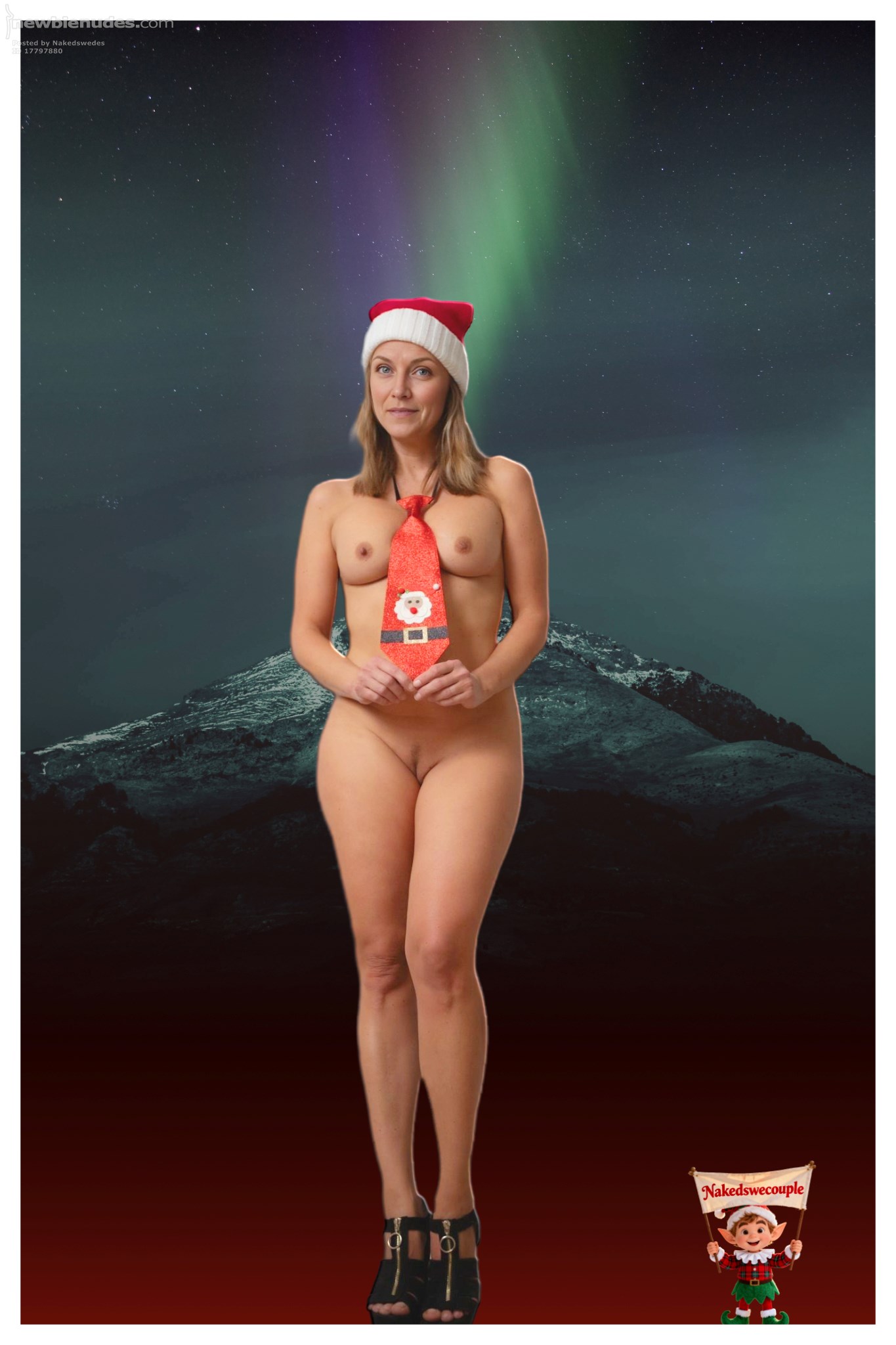 Season greetings from the home of the Northern lights⛄️❄️🎇