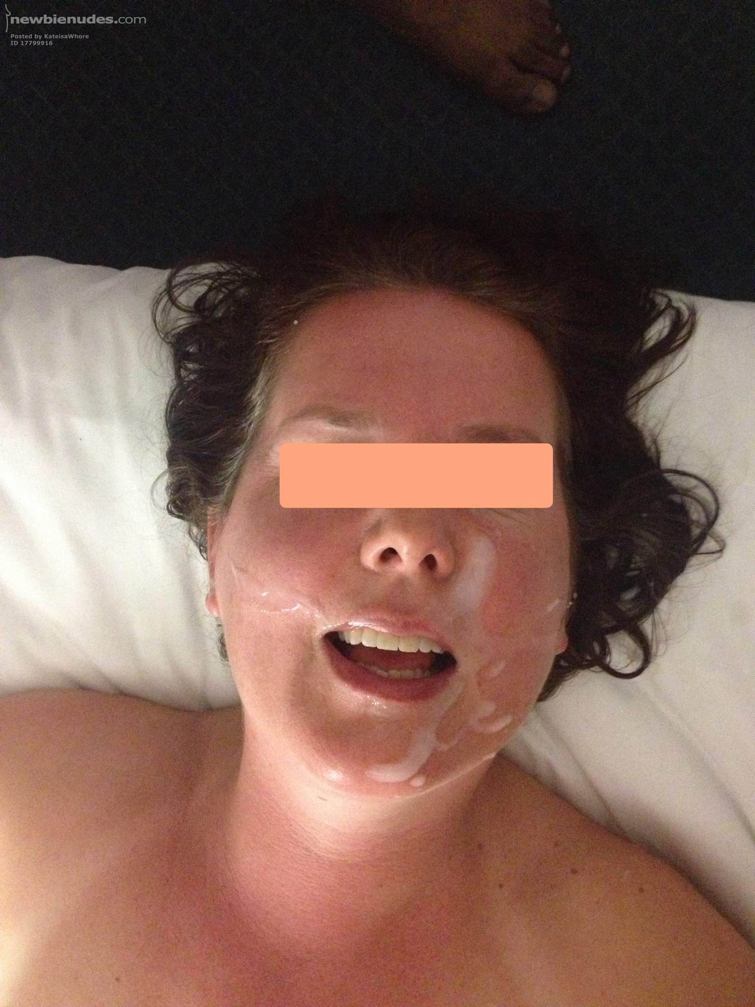 Happy little cumslut. Happy, but never satisfied. 