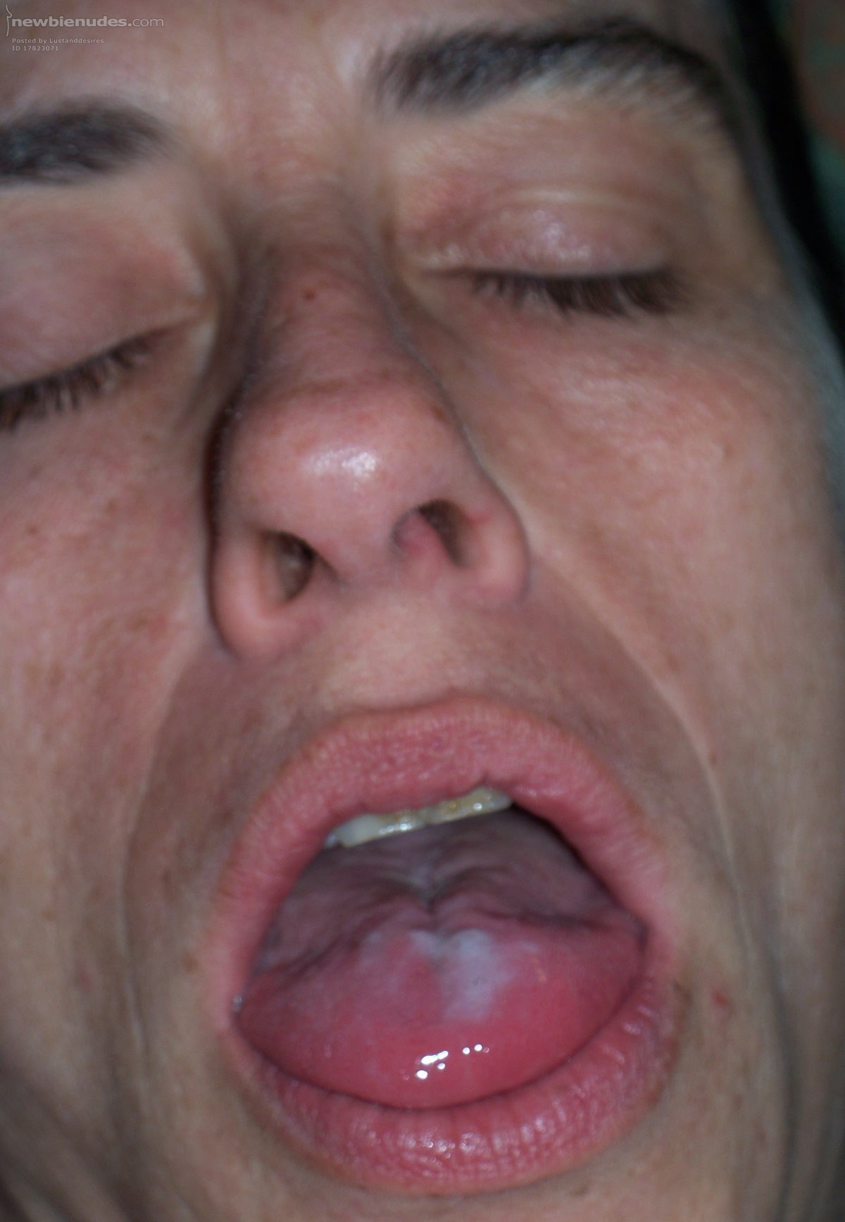 scooped it out of my pussy ant ate it