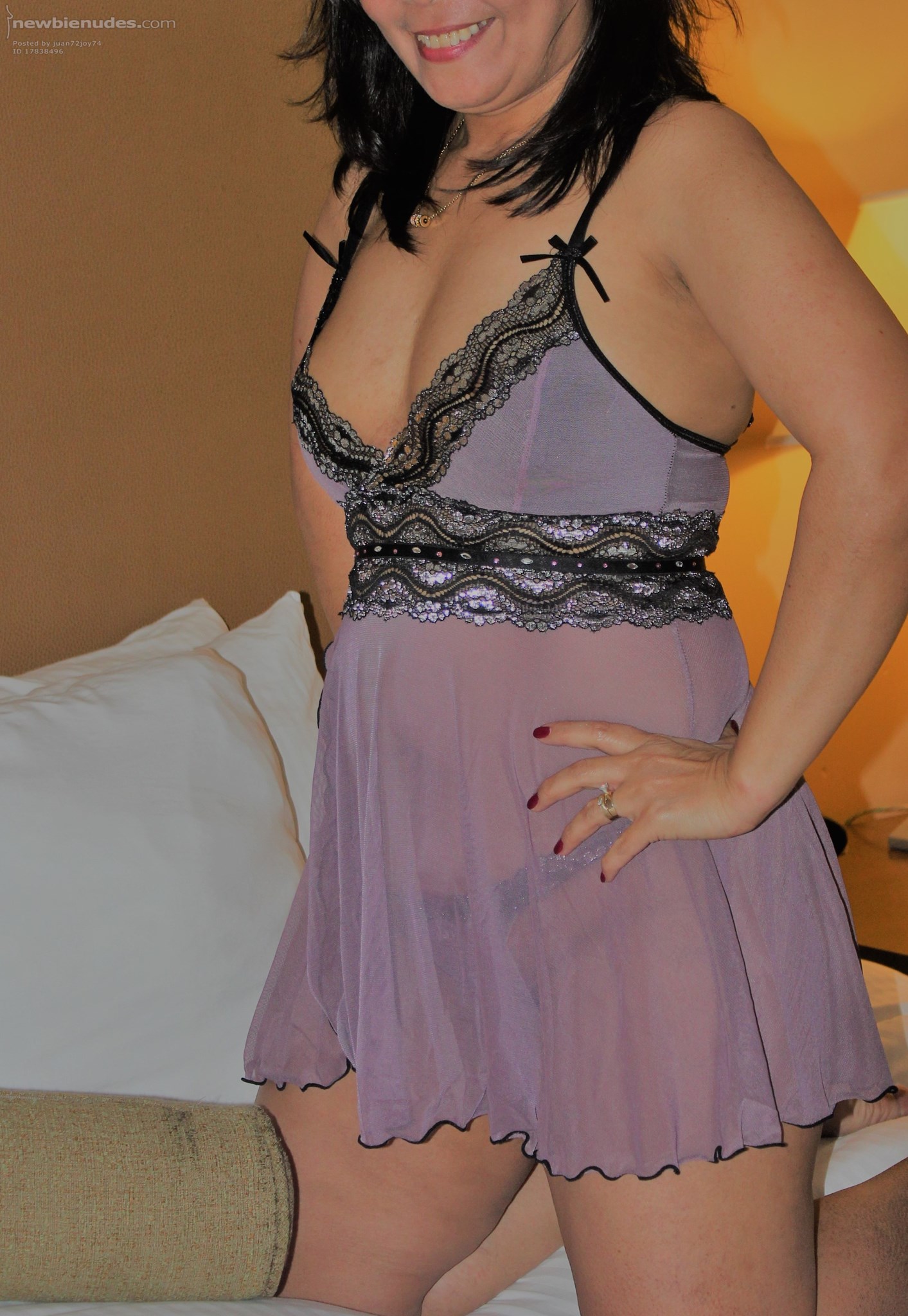 mauve color lingerie