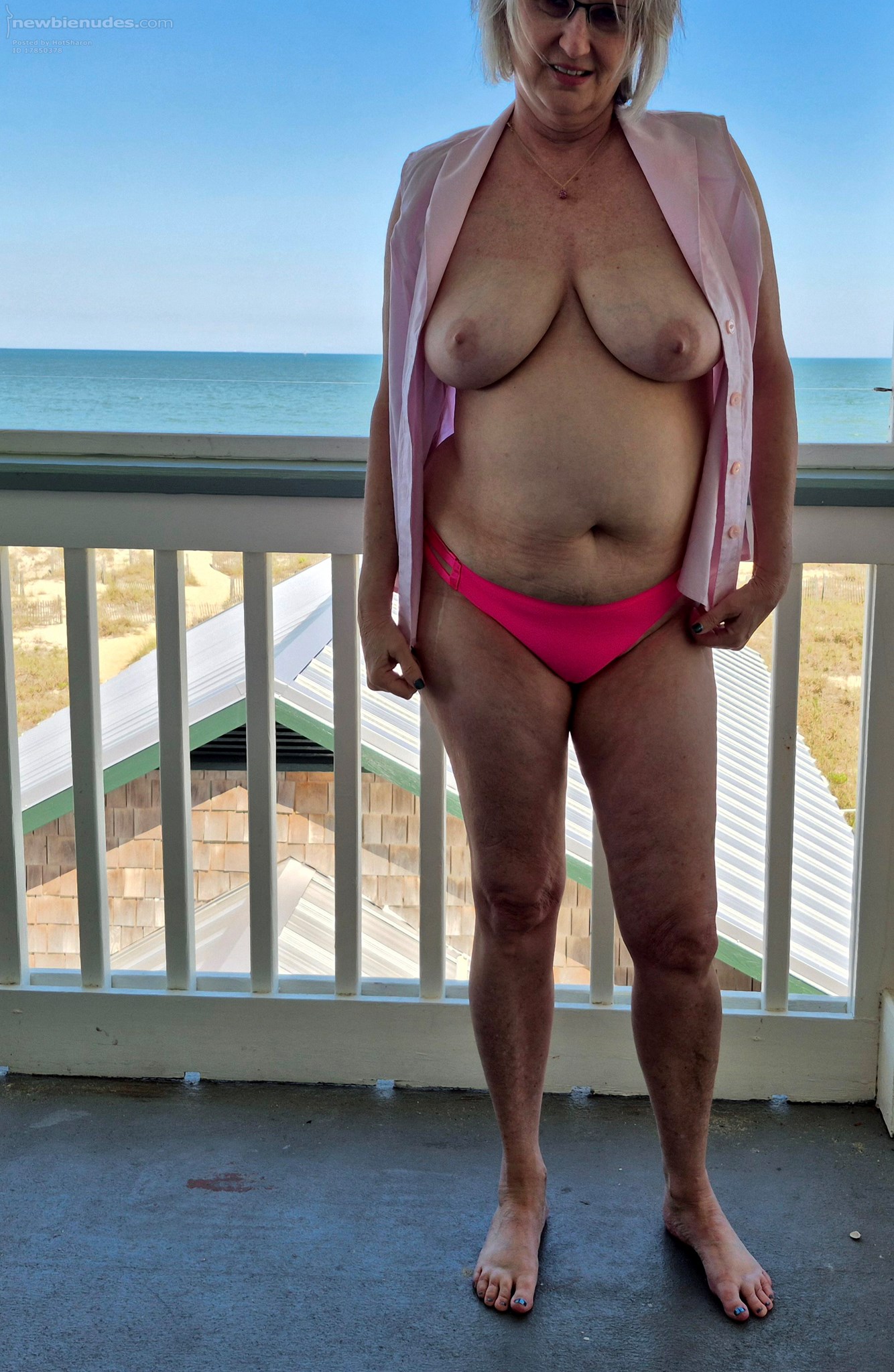 Showing off the tanned tits for F.P. Had some of the best sex ever after this shoot. Gotta post some full nudes soon!