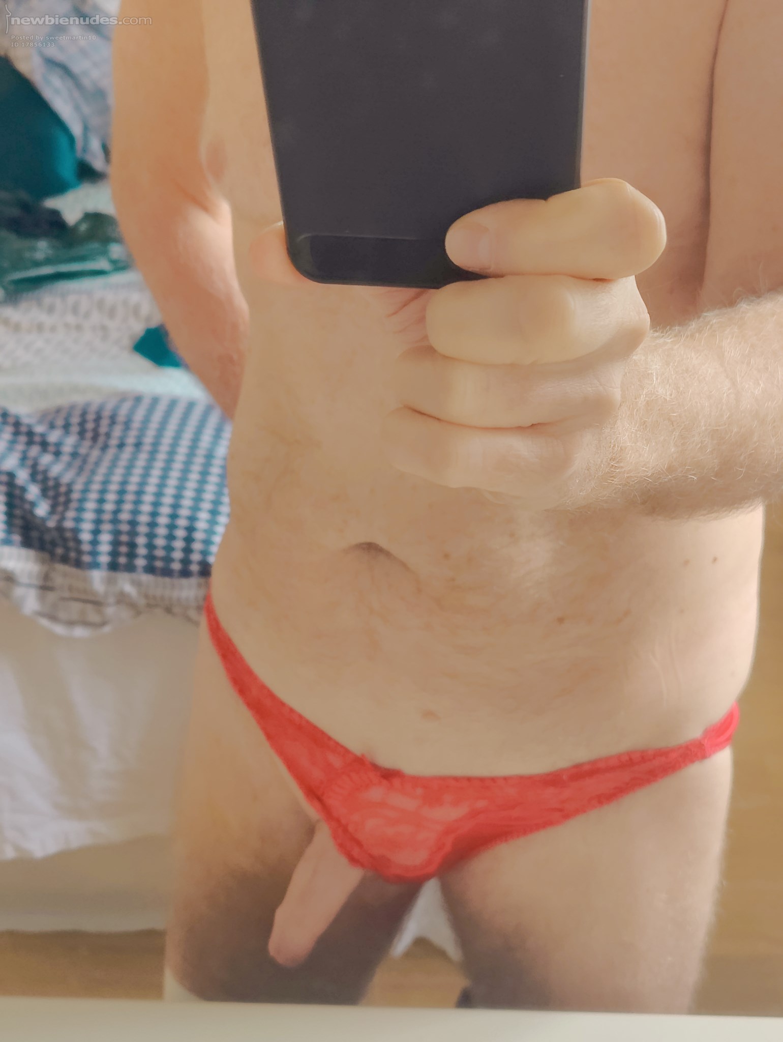 Love the feel of lacy knickers