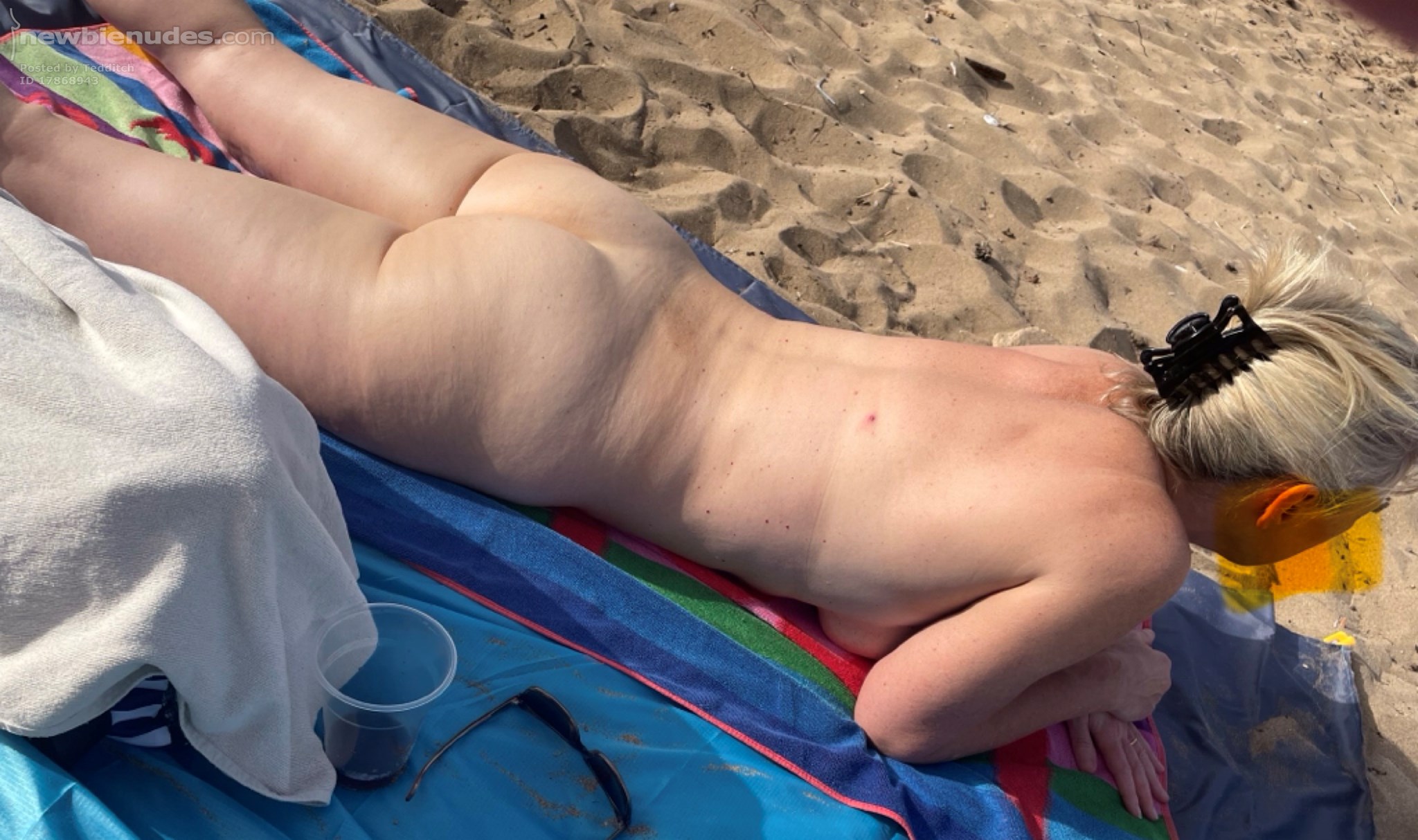 Who’s looking between my legs?