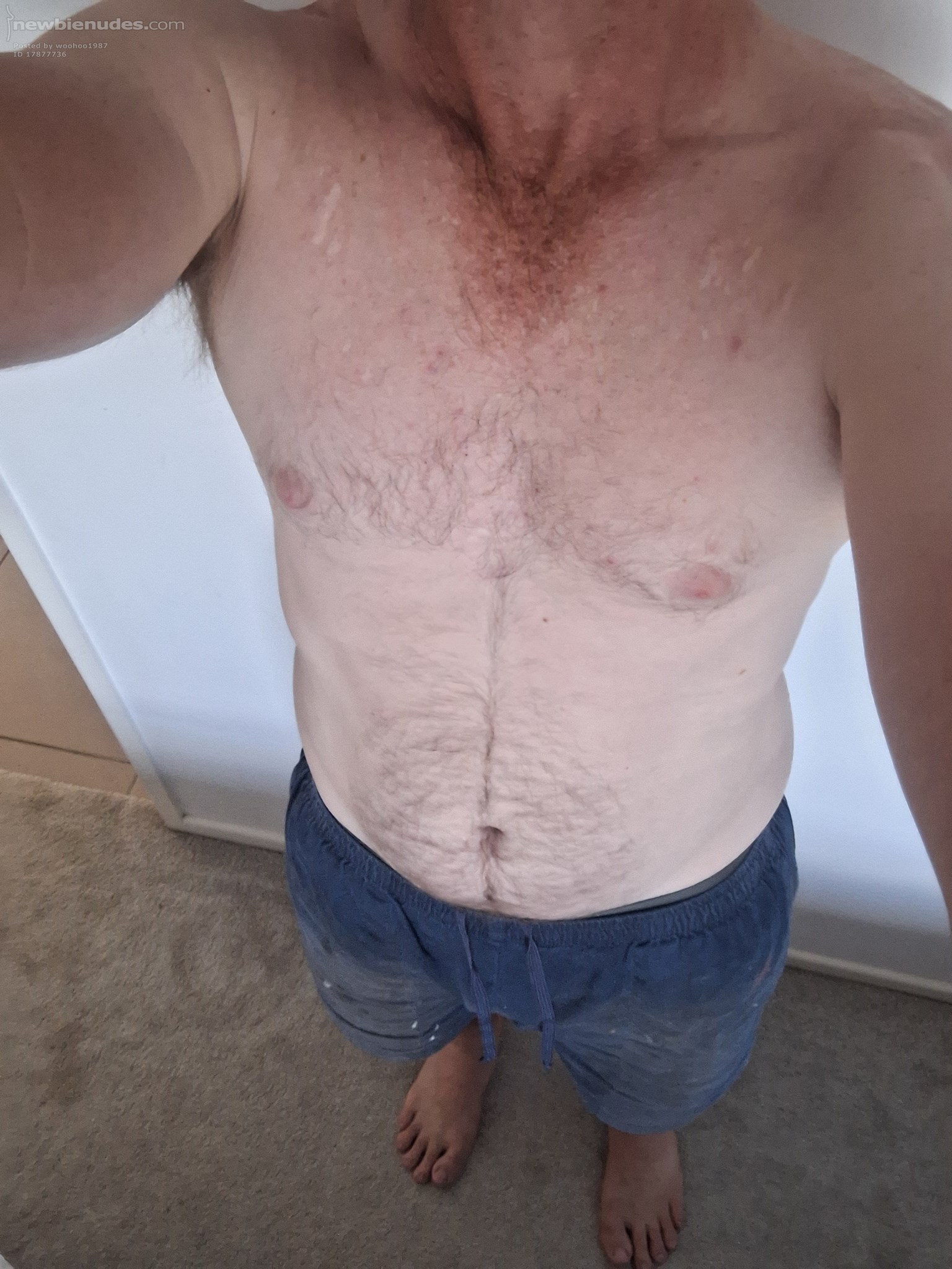 Me in my tradie shorts