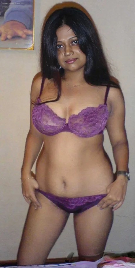 How's my purple lingerie?? (My cameraman gets hard while taking this pictur...