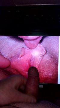 Stroking my cock over pipimimi4, love this lady's pics and wanted to show m...