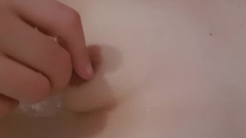 Having a bath