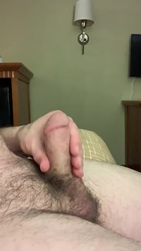 Gently stroking my cock for my NN fans!