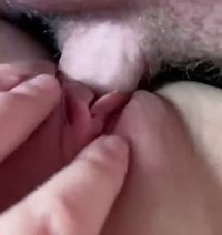 I love my tight hole being filled with warm cum