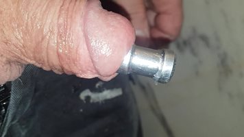 Pulling out my 16mm tapper at work for a pee as it has no through hole