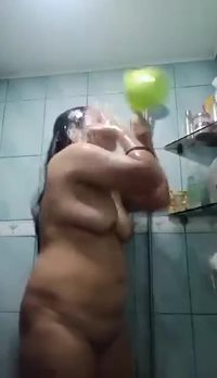 Dirty young pinay in shower