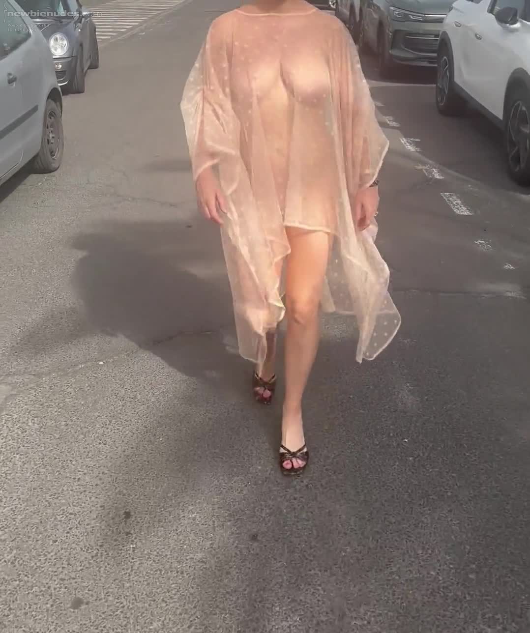 Rach out for a see through walk around town