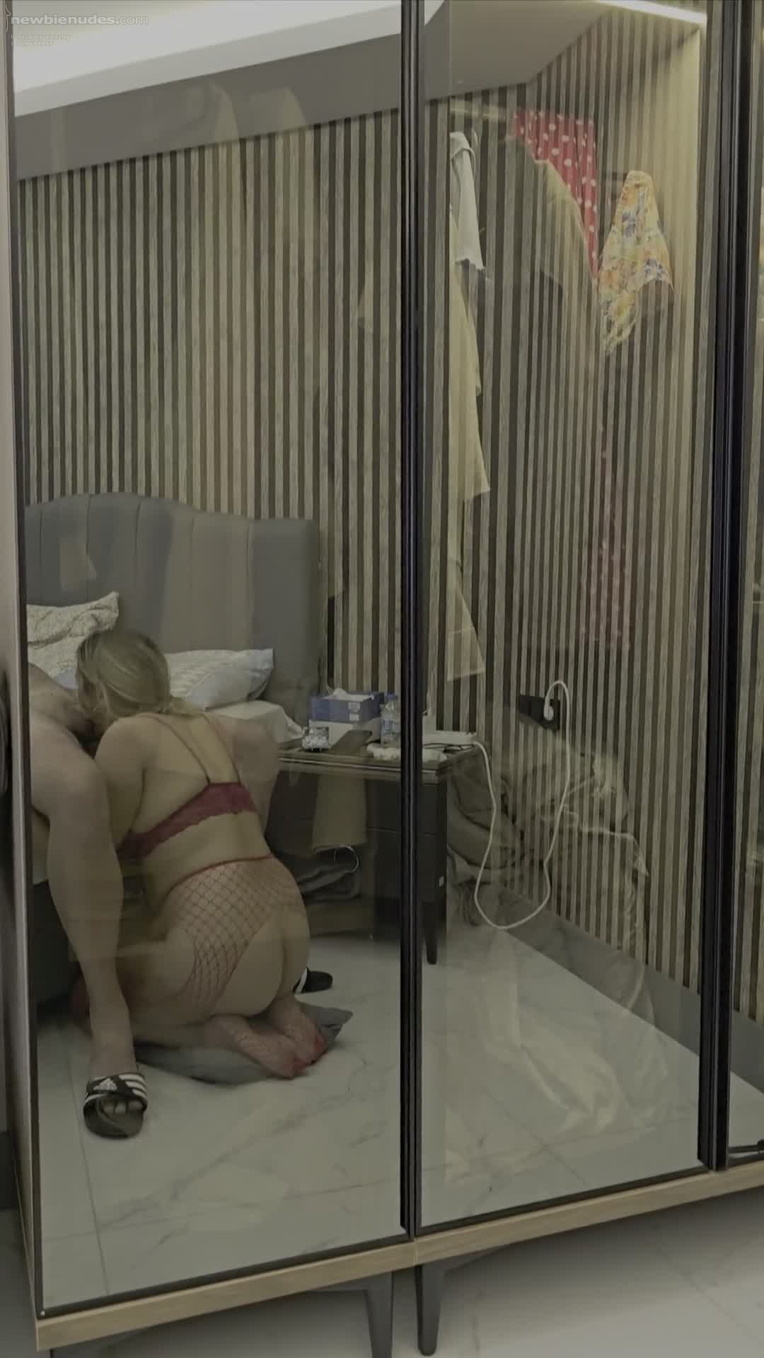 That's how my wife was spending her small vacation with her bf in Greece.