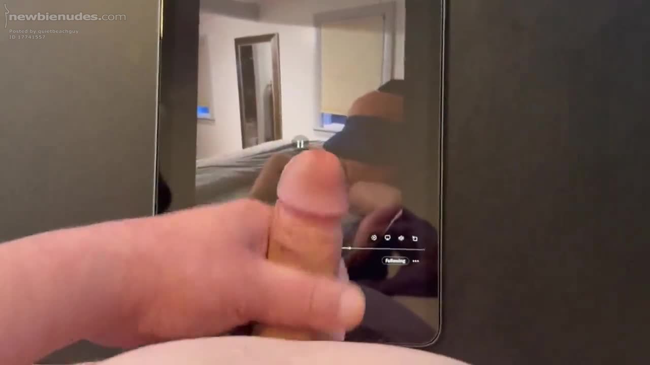 Cindy gets a cum tribute from a fan.