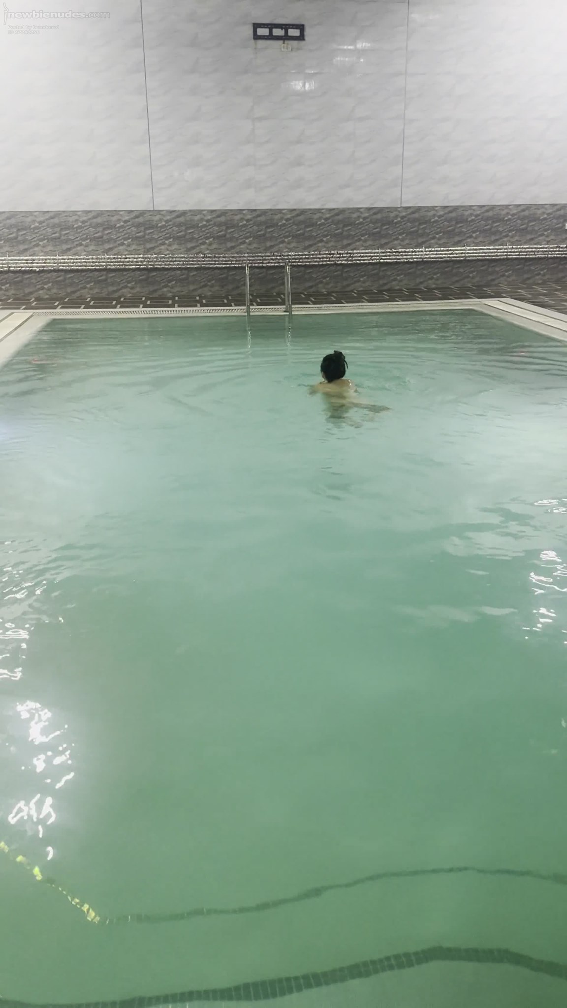 We rented a pool for a bit and Olga enjoyed swimming and having some fun.