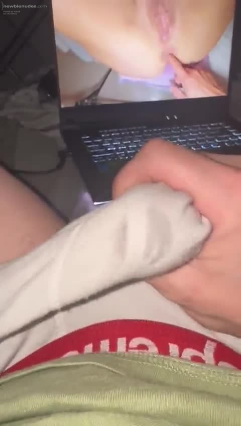 Cumming thru material is so fun