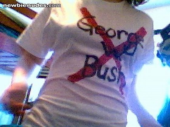 a friend wiht a politcal message